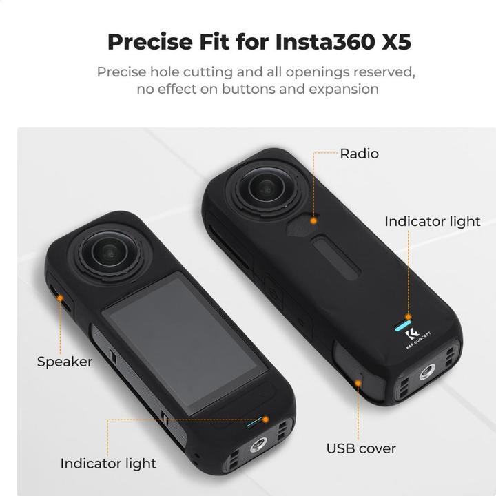 Produktbild K&F Concept Silicone Protective Case for Insta360 X5