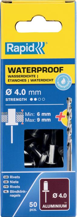 Produktbild Rapid Wasserdicht Blindniete Ø 4,0 x 12 mm