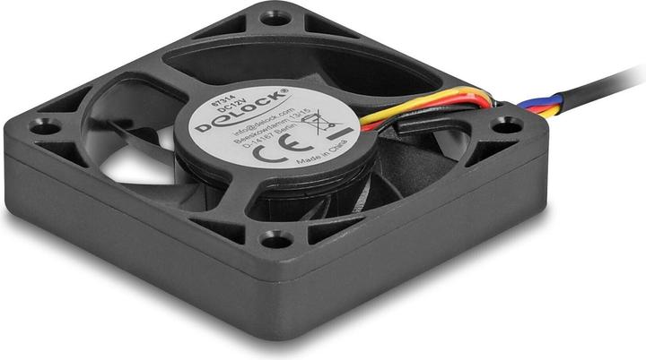 Actual product image Delock Axiallüfter 12 V DC, 50 x 50 x 10 mm schwarz (50 mm, 1x)