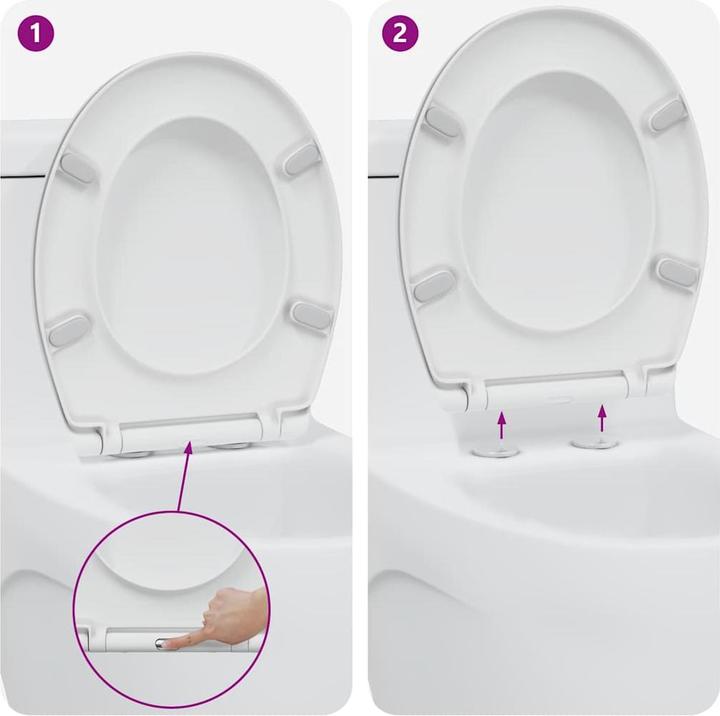 Produktbild vidaXL Toilettensitz