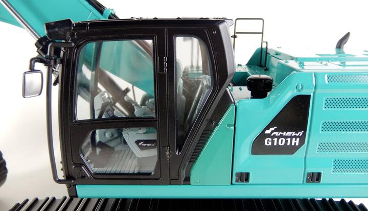 Produktbild Amewi G101H V2 Vollmetall Hydraulikbagger 1:16 RTR petrol (RTR Ready-to-Run)