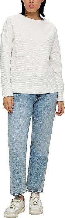 Produktbild s.Oliver Sweatshirt Jacquard-Pullover aus Viskosemix (46)