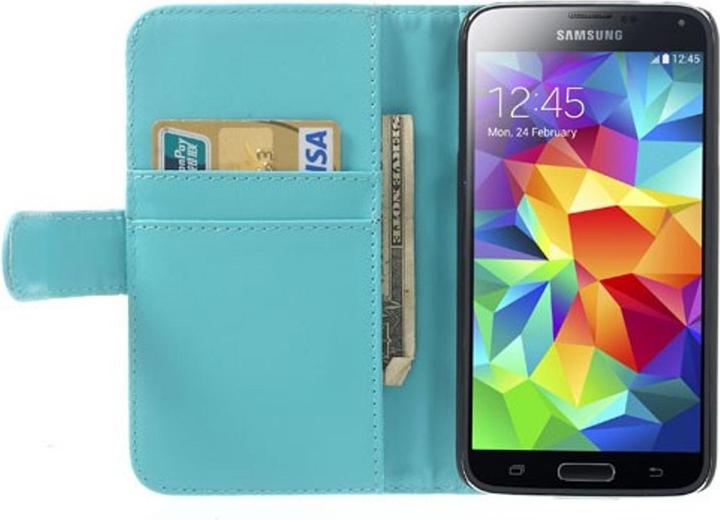 Produktbild König Design Handytasche Flip Strass für Handy Samsung Galaxy S5 / S5 Neo (Samsung Galaxy S5)