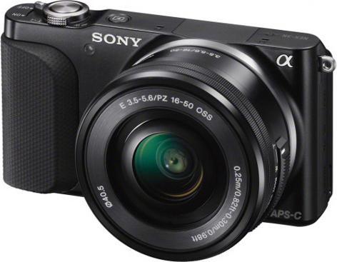 Produktbild Sony NEX-3N, FullHD, 16-50mm Kit (APS-C / DX)