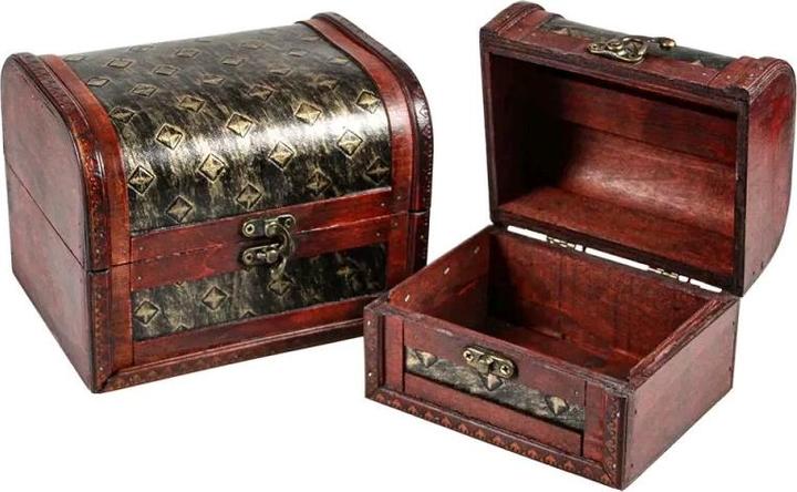 Produktbild Schwäbische Albumfabrik Schatzkisten-Set aus Holz.39073