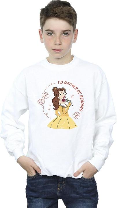 Produktbild Disney Beauty And The Beast I'd Rather Be Reading Sweatshirt Jungen (128)
