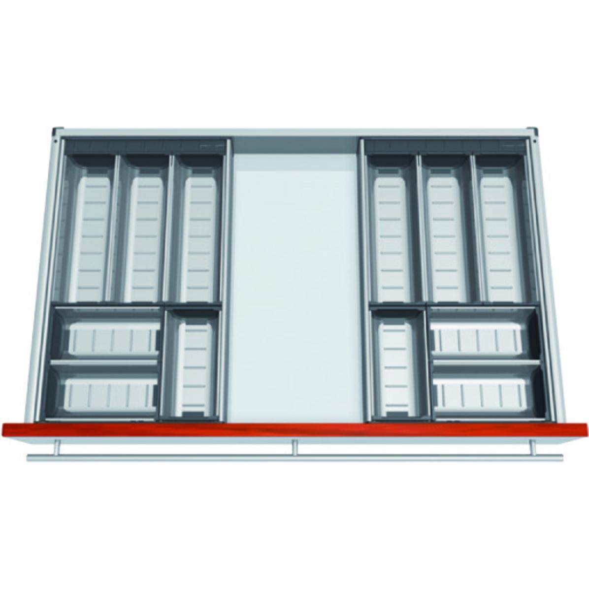 Blum Schalen-Set ORGA-LINE für TANDEMBOX antaro, Besteckkasten, Grau