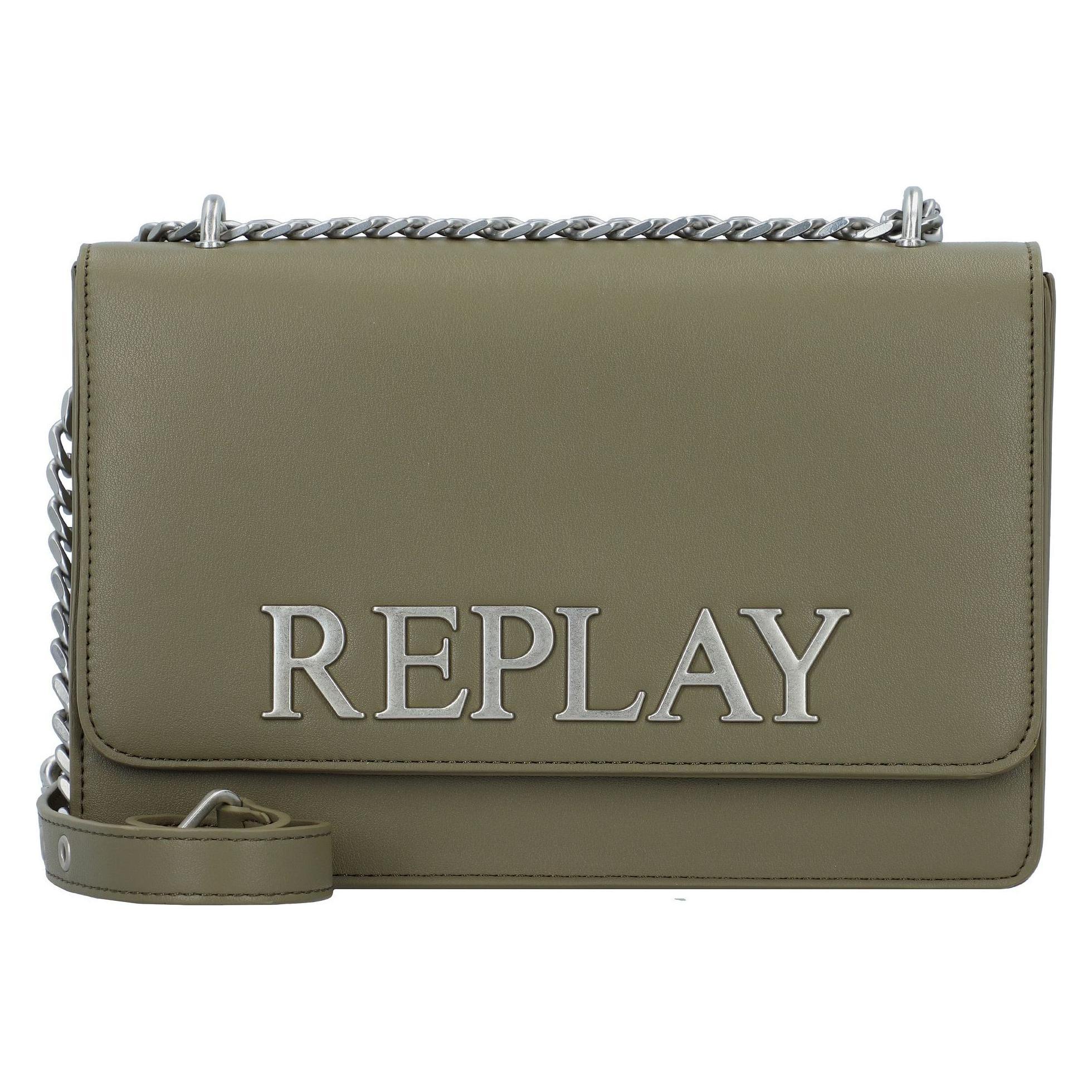Replay, Damen, Handtasche, Umhängetasche 25 Cm, Grün