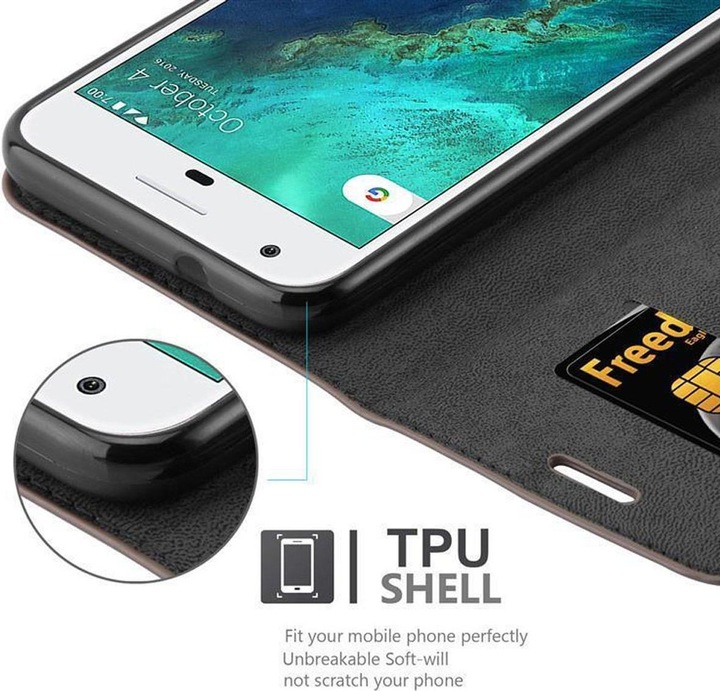 Actual product image Cadorabo Book Invisible Magnet Cover (Google Pixel)