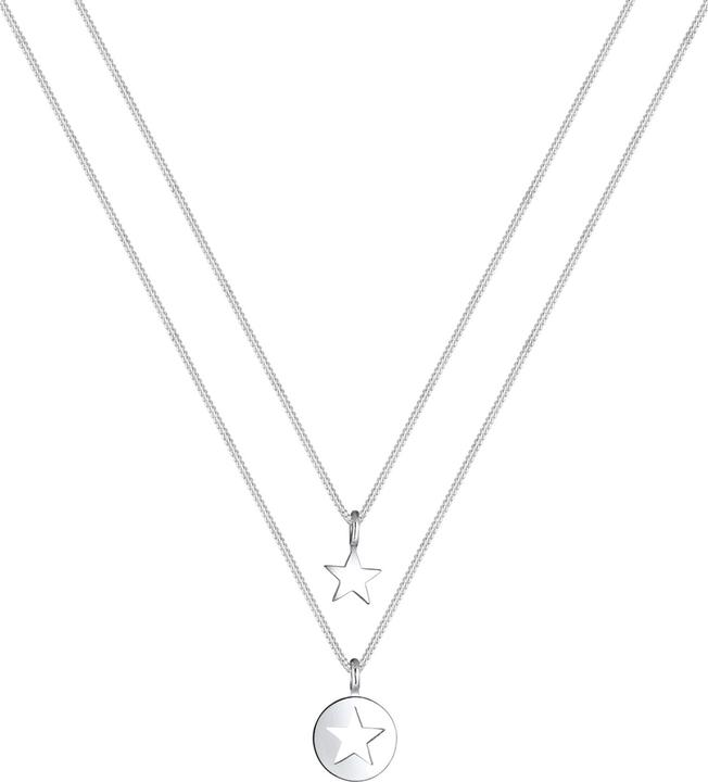 Produktbild Elli Mutter Kind Set Stern-Anhänger Cut Out Design (Sterling Silber, 45 cm)