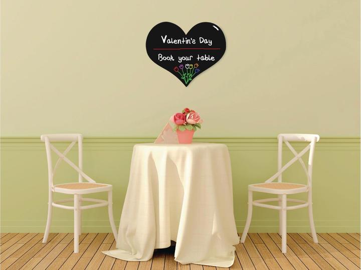 Actual product image Securit Silhouette Heart (Blackboard, 36 x 30 cm)