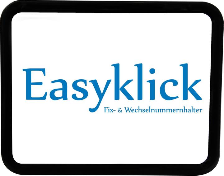 Produktbild Easyklick Kennzeichenhalter (Heck, Universal)