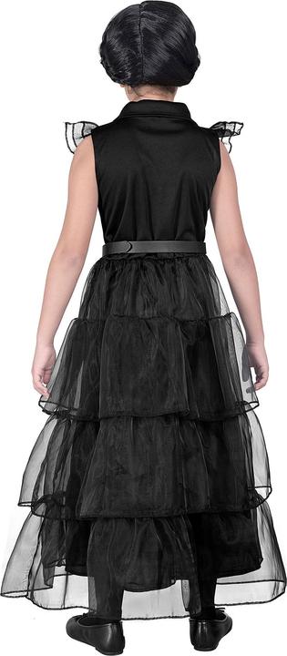 Actual product image Widmann Adams Family Wednesday prom dress girls