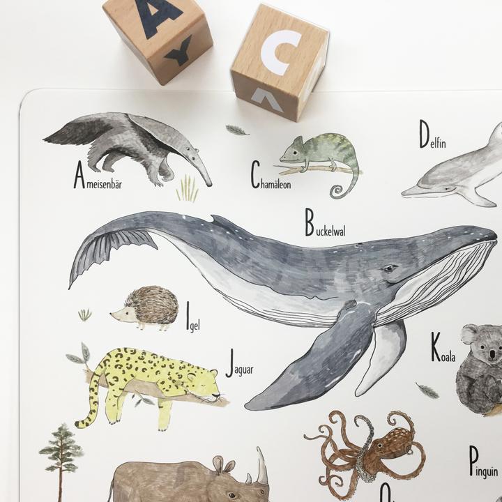 Produktbild CoverYourDesk Tier ABC (60 x 40 cm)