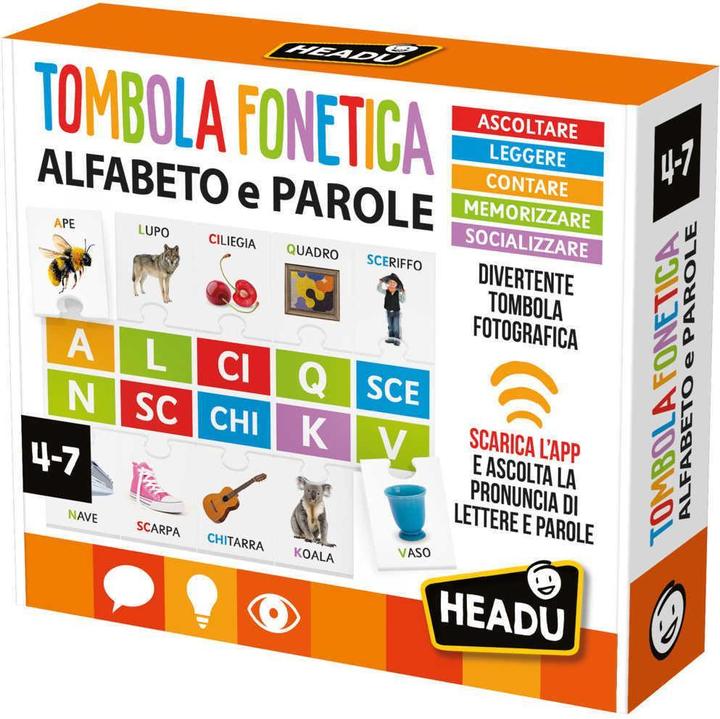 Image du produit Headup Games Tombola Fonetica Alfabeto e Parole (Allemand)