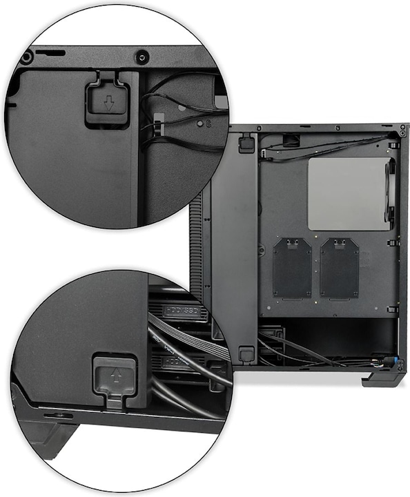 Actual product image iBox Housing WIZARD 4 GAMING OW4 (ATX, black) (ATX)