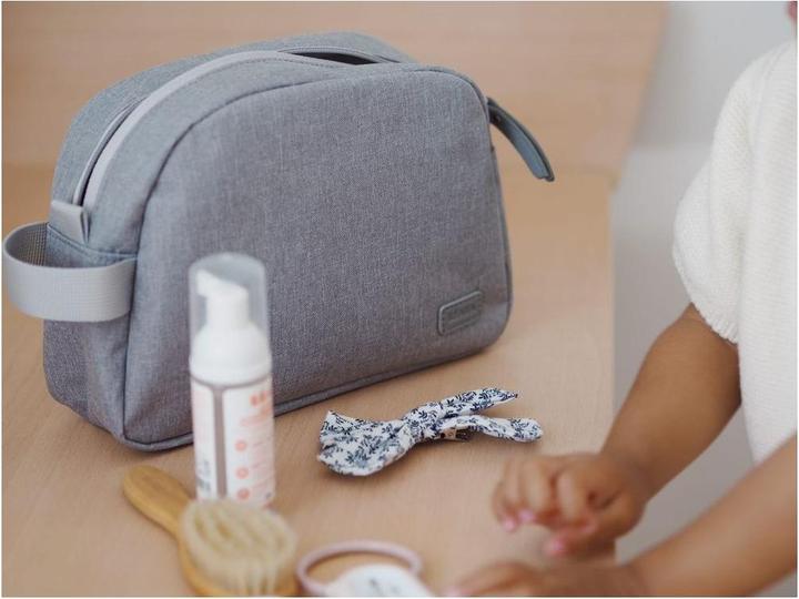 Actual product image Beaba Wash bag grey mottled
