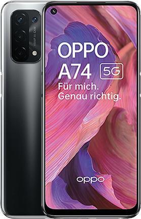 Produktbild OPPO A74 (128 GB, Fluid Black, 6.50", Dual SIM, 5G)