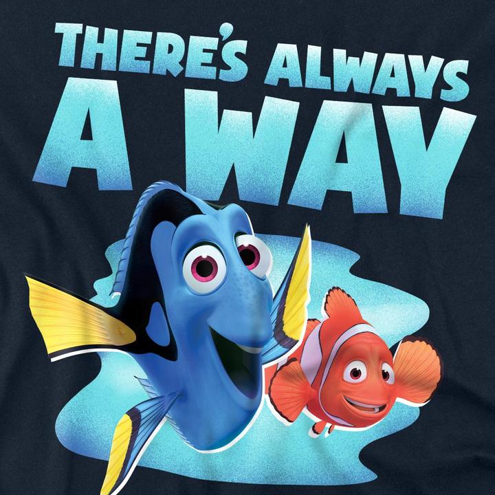 Immagine prodotto Finding Nemo There's Always A Way Maglietta Dory Nemo Adulto Unisex (S)