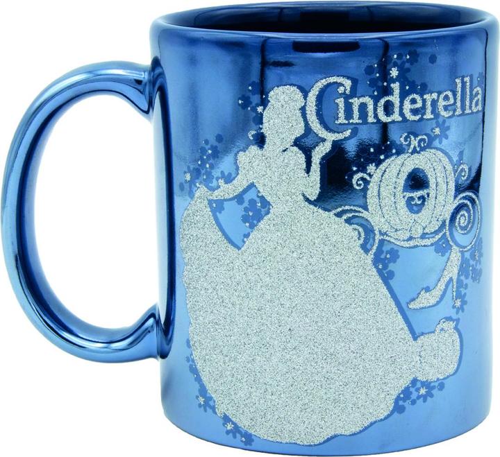 Actual product image Disney Princess Cinderella And Snow White Ceramic Mug With Glitter (320 ml)