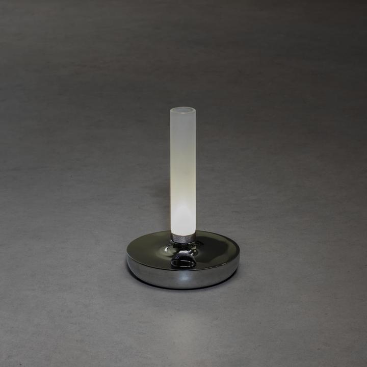 Produktbild Konstsmide Akku-LED Vase Biarritz Silver Indoor/Outdoor 7827-003