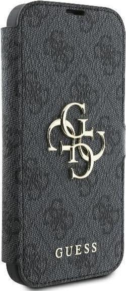 Produktbild Guess GUBKP16L4GMGGR iPhone 16 Pro 6.3" czarny/black book 4G Metal Logo (Apple iPhone 16 Pro)