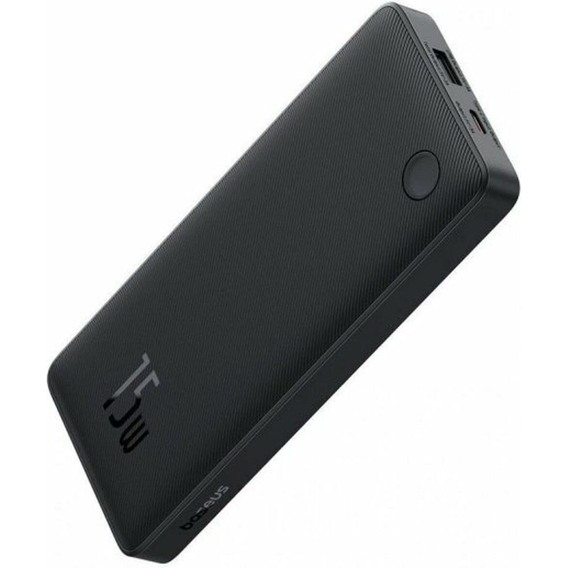 Baseus P10067500123-00 (10000 mAh, 15 W), Powerbank, Schwarz