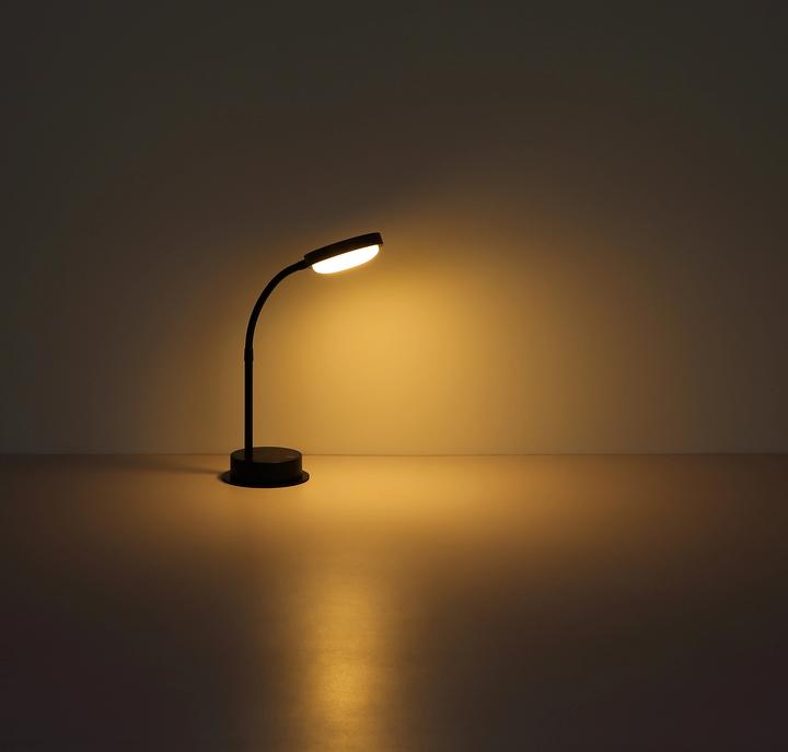 Immagine prodotto Globo Pegasi LED Tischleuchte 0,90W Warmweiss Schwarz Matt, Metall Ø11cm 24103TA (110 lm)