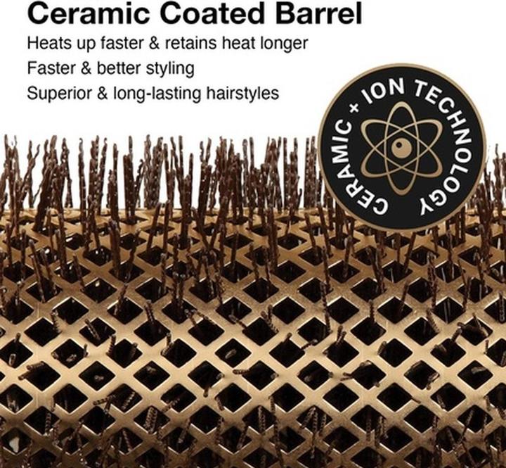 Produktbild Olivia Garden NanoThermic Ceramic Ion Round Thermal Hair Brush NT-12 1/2 inch