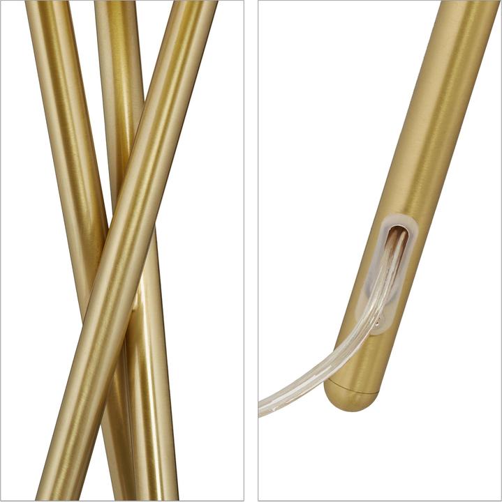 Actual product image Relaxdays Dreibein-Stehlampe (E27)