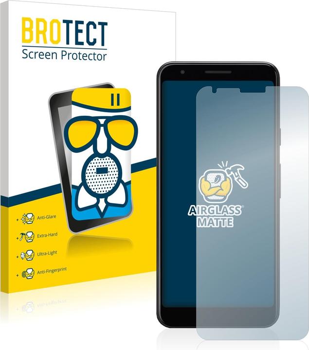 Produktbild BROTECT AirGlass Panzerglasfolie Matt (1 Stück, Google Pixel 3a XL)