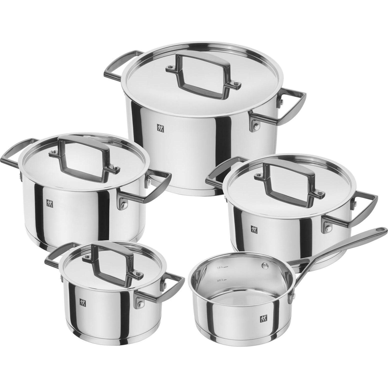Thumbnail - Zwilling Bellasera Kochgeschirr-Set 5tlg. Schwarz, Pfanne + Kochtopf, Schwarz