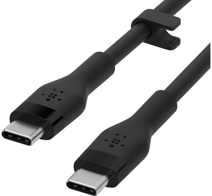 Image du produit Belkin USB-C vers USB-C Silicone Noir Mix1m Twin (1 m, USB 3.2 Gen 1)