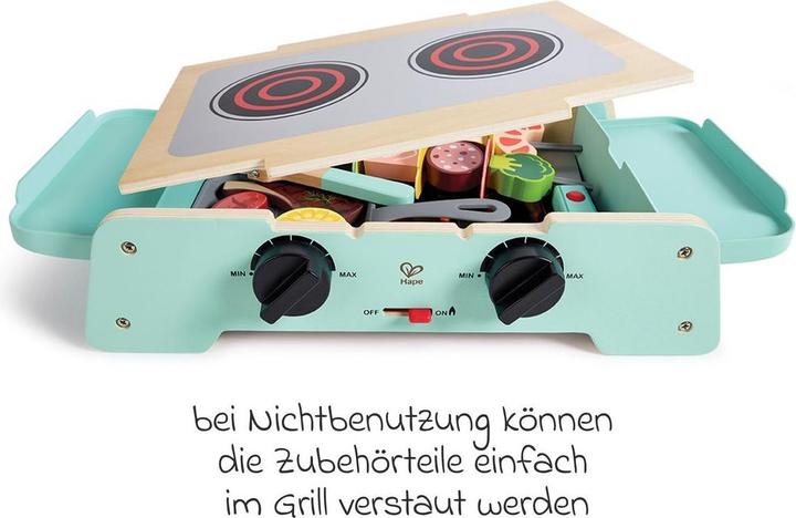 Actual product image Hape Grill with cast iron pan
