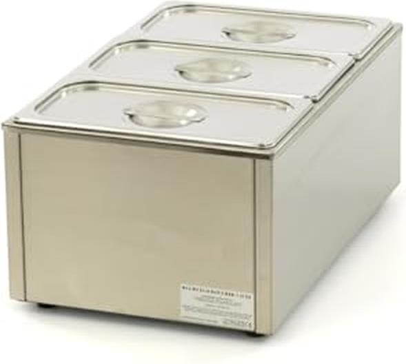 Productafbeelding Maxima Elektrische Bain Marie mit Tapkraan, Gastronormbakken und Warmhaltefunktion