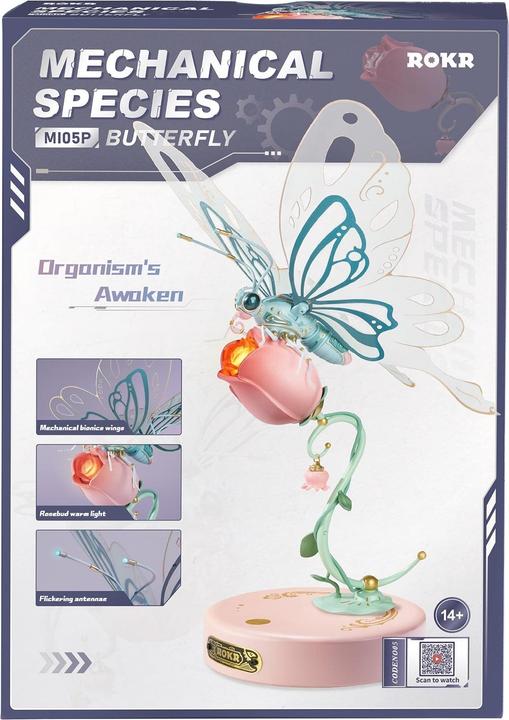 Image du produit Rokr MI05P - Butterfly (rose) (79 pièces)