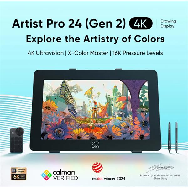 Produktbild XP-Pen Grafiktablet Artist Pro 24 Gen. 2 (24", 3840 lpi)