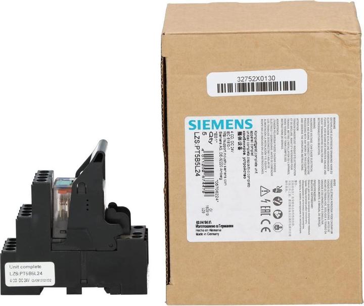 Produktbild Siemens RELAY, PLUG IN,COMPACT, 4 CO, LED,24VDC