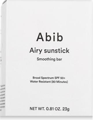 Produktbild Abib Airy Sunstick Smoothing Bar SPF50 Non-Sticky Matte Finish Sun Protection for Face and Body (Sonnenspray, SPF 50, 23 g)