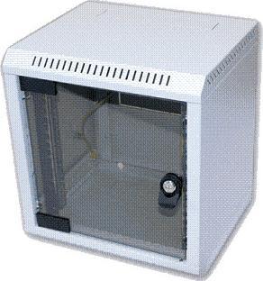 Actual product image Triton 10" wall cabinet, 9U, 1 part, grey (9 RU, 10 inch rack)