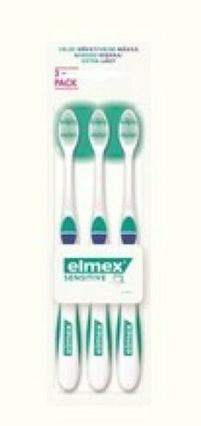 Elmex Sensitive Toothbrush ( 3 Ks ) - Very Soft Toothbrush (Weich, 3 x)