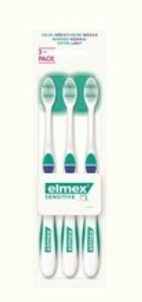 Actual product image Elmex Sensitive Toothbrush ( 3 Ks ) - Very Soft Toothbrush (Soft, 3 x)