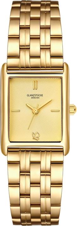 Actual product image Glanzstücke München Damen Quarzuhr gelbgold Edelstahl gelbgold - 38052 (22 mm)