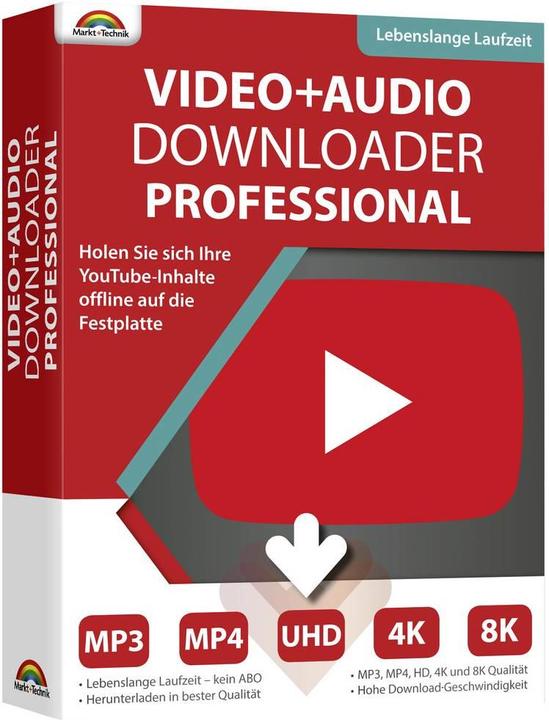 Produktbild Video und Audio Downloader für YouTube und Co (1 User)