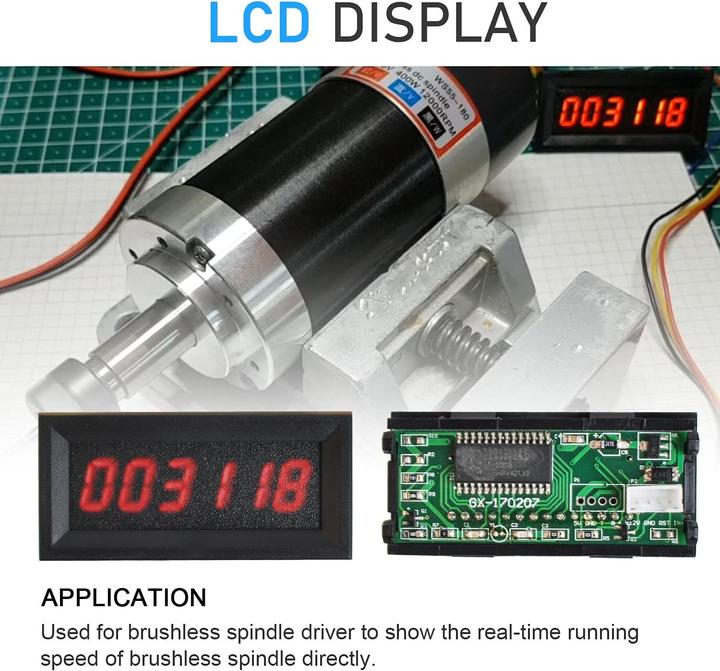 Actual product image CNC Bürstenloser Spindelmotor Kit