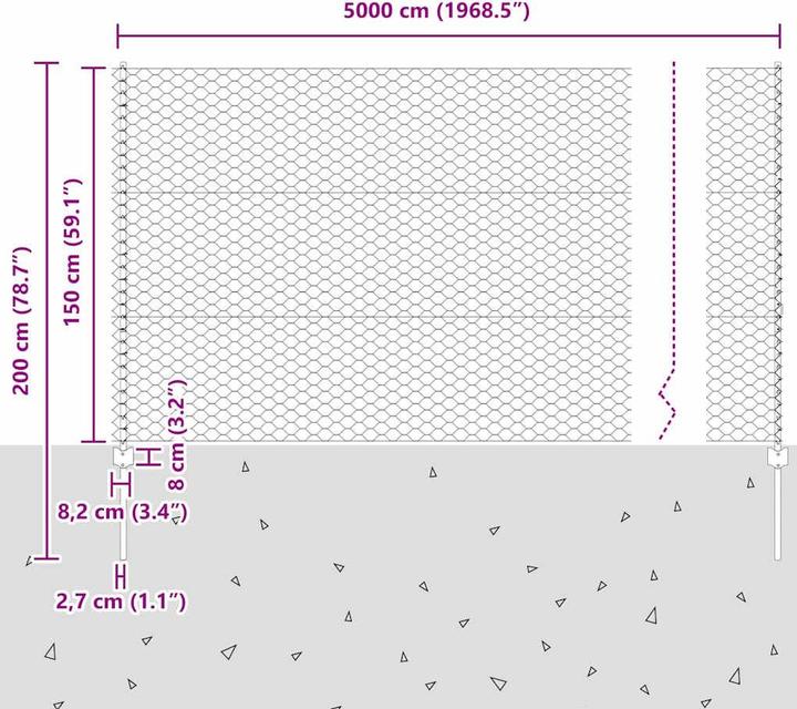 Produktbild vidaXL Aussenbarriere