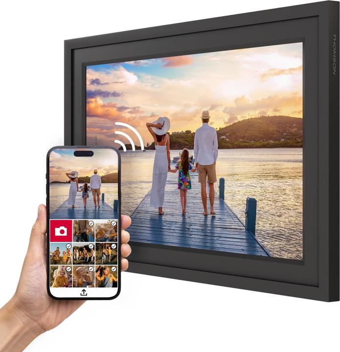 Produktbild Thomson 10" Smart Photo Frame - Black (10.10", 1280 x 800 Pixel)