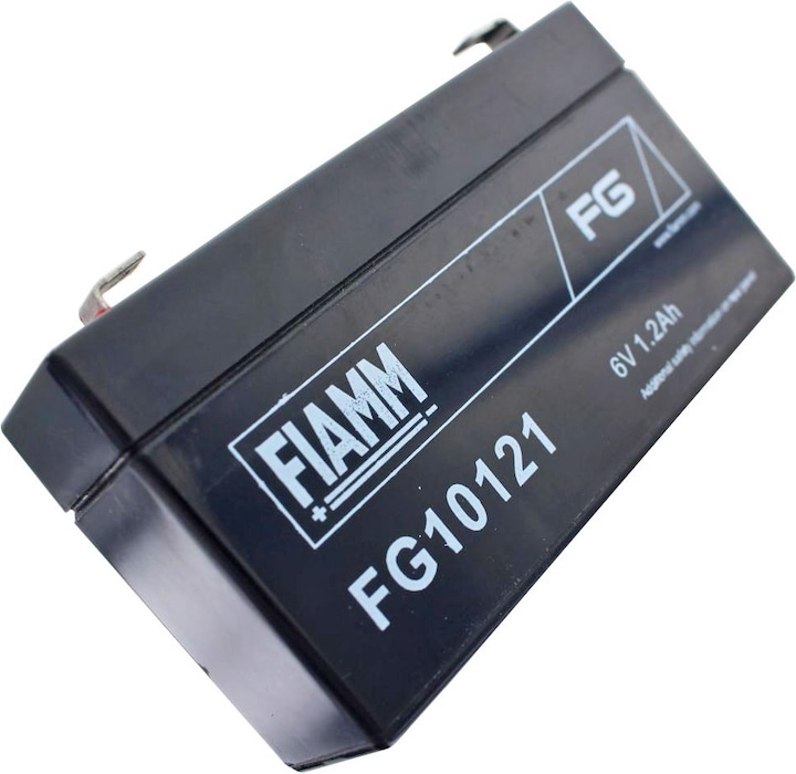 Actual product image Fiamm Battery FG10121 lead-gel battery 6 Volt, 1,2Ah (6 V, 1.20 Ah)