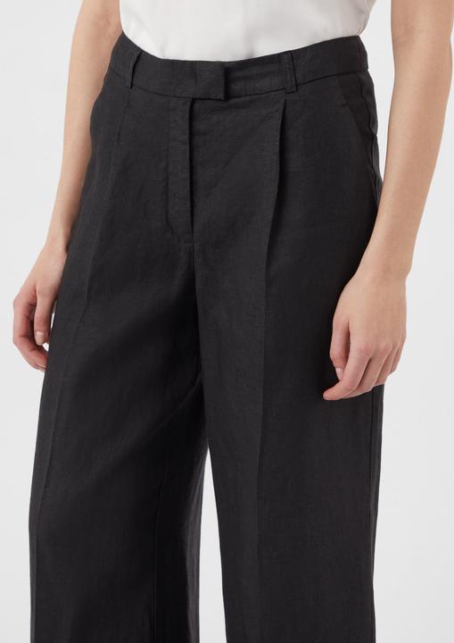 Produktbild Comma Hose Marlenehose aus Leinen mit Saum-Schlitzen (32)