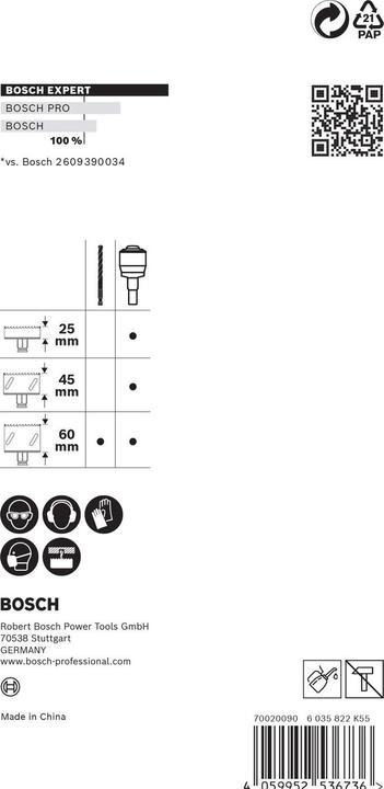 Produktbild Bosch Professional Zubehör Expert Power Change Plus Adapter (7.15 Millimeter)